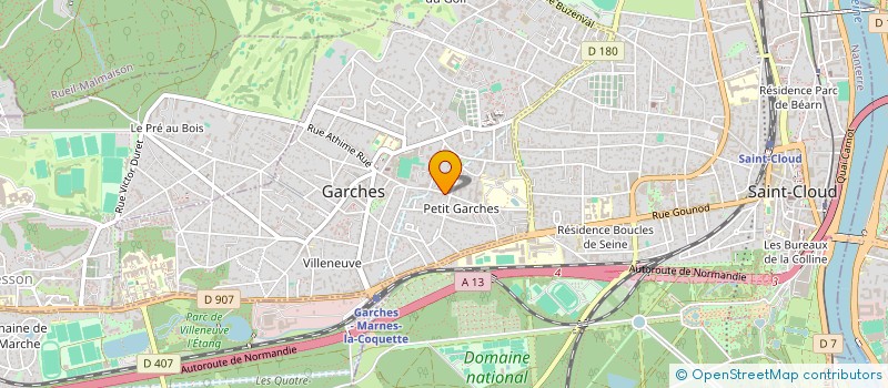 localisation de l'entreprise GARCH'FLOR à GARCHES