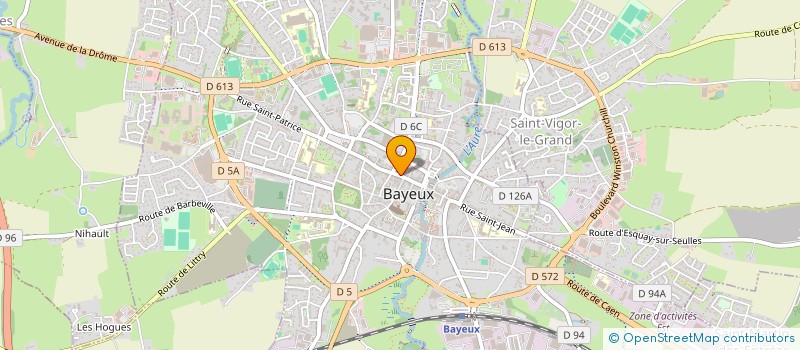 localisation de l'entreprise GARCHEL  BAYEUX