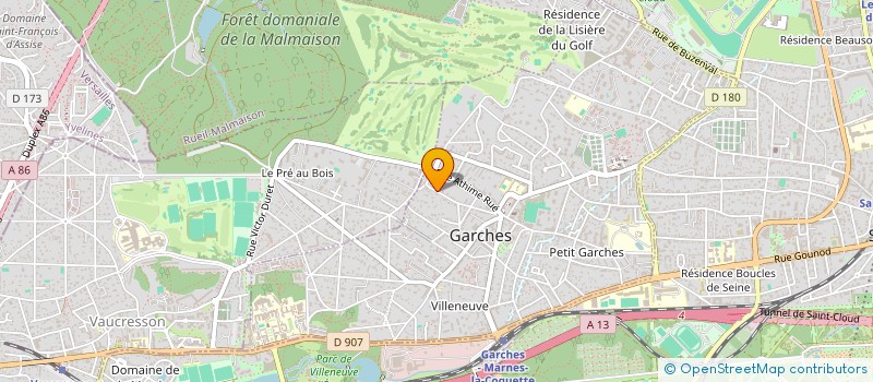 localisation de l'entreprise GARCHI à GARCHES