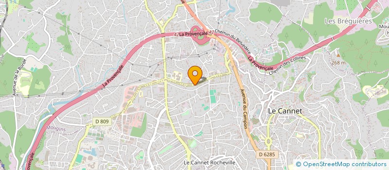 localisation de l'entreprise GARCIA à LE CANNET