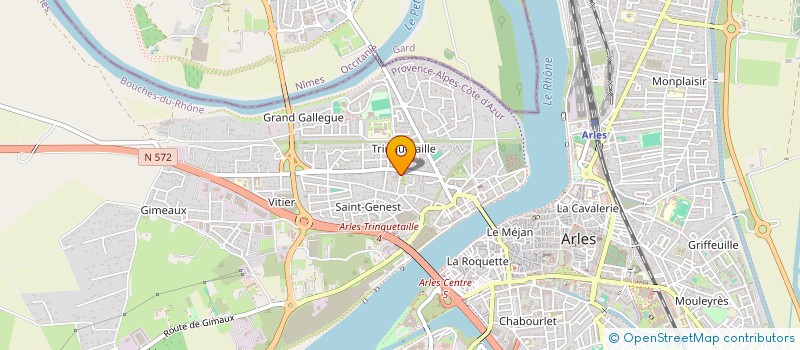 localisation de l'entreprise GARCIA  ARLES