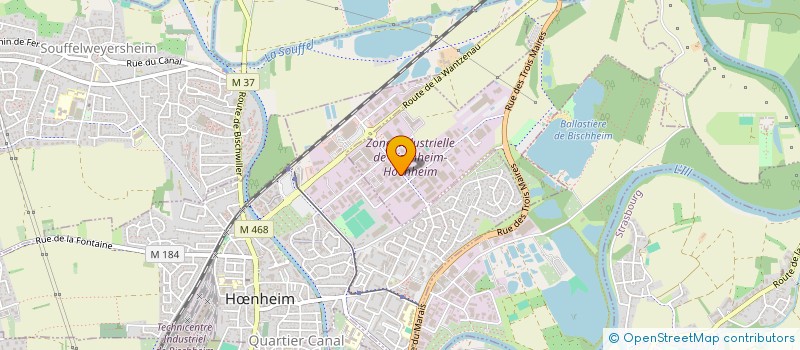 localisation de l'entreprise GARCIA à BISCHHEIM
