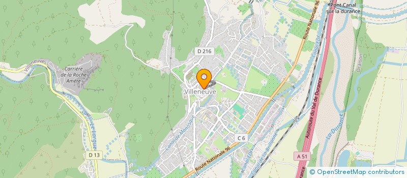 localisation de l'entreprise GARCIA à VILLENEUVE