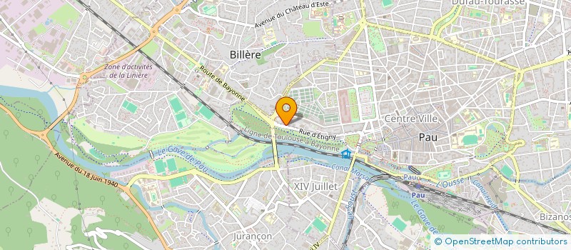 localisation de l'entreprise GARCIA à PAU