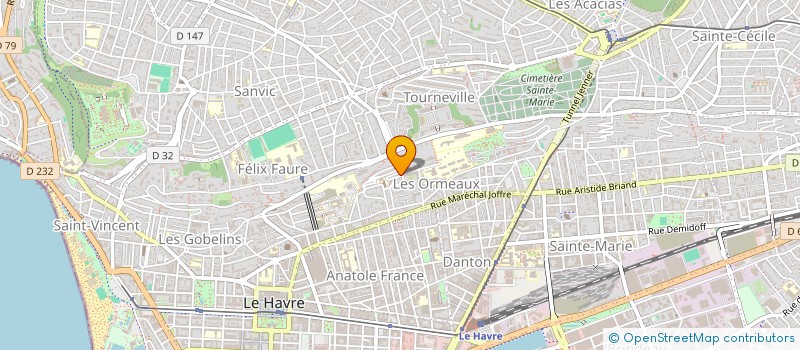 localisation de l'entreprise GARCIA à LE HAVRE