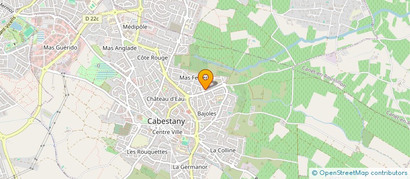 localisation de l'entreprise GARCIA  CABESTANY