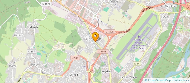 localisation de l'entreprise GARCIA  EPAGNY METZ-TESSY