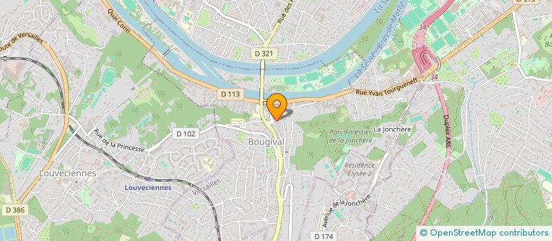 localisation de l'entreprise GARCIA  BOUGIVAL