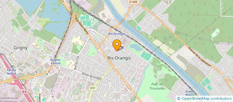localisation de l'entreprise GARCIA BAT à RIS-ORANGIS