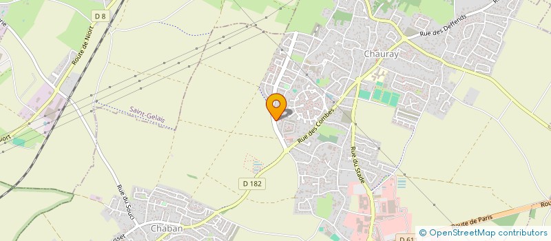 localisation de l'entreprise GARCIA BENDEBICHE  CHAURAY