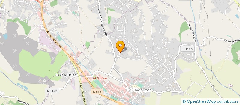 localisation de l'entreprise GARCIA CASSE TRACTEURS 81 à PUYGOUZON