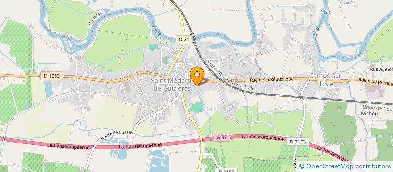 localisation de l'entreprise GARCIA CONSTRUCTION  SAINT-MEDARD-DE-GUIZIERES