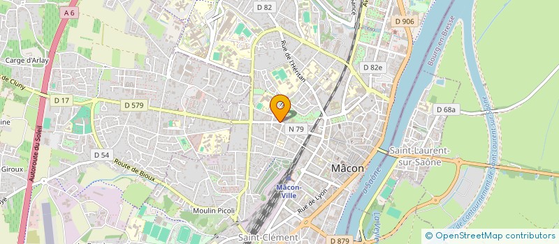 localisation de l'entreprise GARCIA ET ARRU à MACON