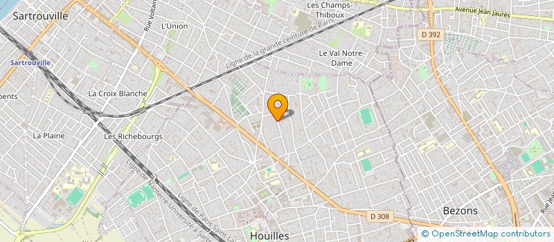 localisation de l'entreprise GARCIA ETANCHEITE à HOUILLES