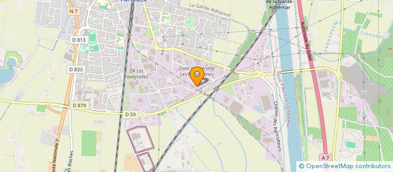 localisation de l'entreprise GARCIA FISIO  PIERRELATTE