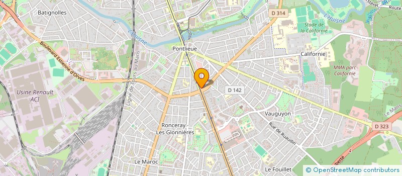 localisation de l'entreprise GARCIA FOOD  LE MANS