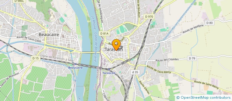 localisation de l'entreprise GARCIA FRERES à TARASCON