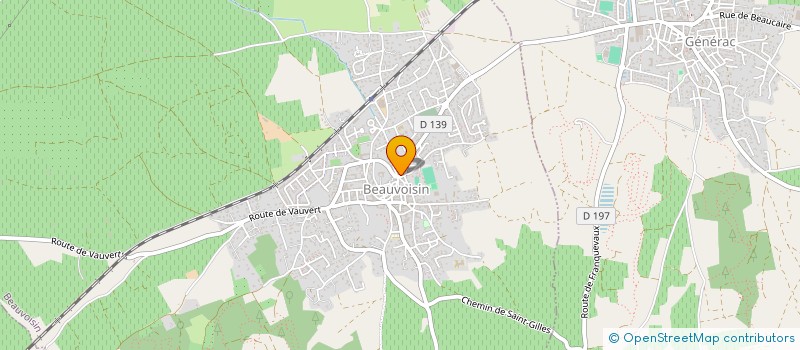 localisation de l'entreprise GARCIA FRERES  BEAUVOISIN