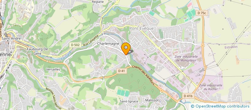 localisation de l'entreprise GARCIA GIUGNO PRIMEURS à VIENNE