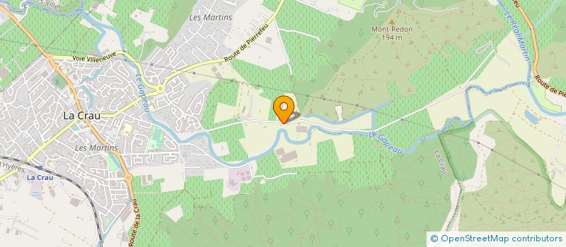 localisation de l'entreprise GARCIA HORTICULTURE G.H  LA CRAU