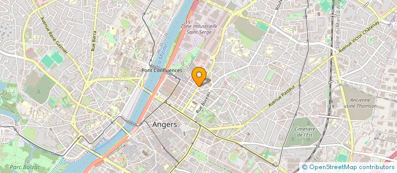 localisation de l'entreprise GARCIA IMMOBILIER à ANGERS