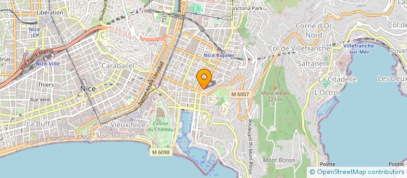 localisation de l'entreprise GARCIA INDIVISION à NICE