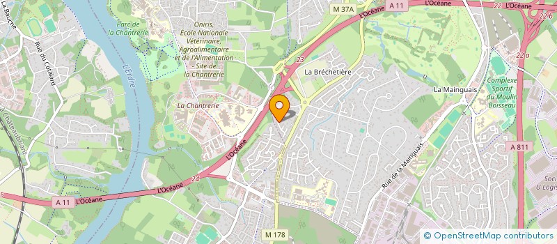 localisation de l'entreprise GARCIA INVESTISSEMENTS à CARQUEFOU