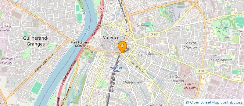 localisation de l'entreprise GARCIA JF à VALENCE