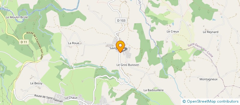 localisation de l'entreprise GARCIA JULLIEN  CHEVRIERES