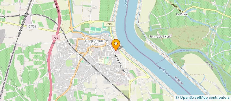 localisation de l'entreprise GARCIA-LECHAT  ROQUEMAURE