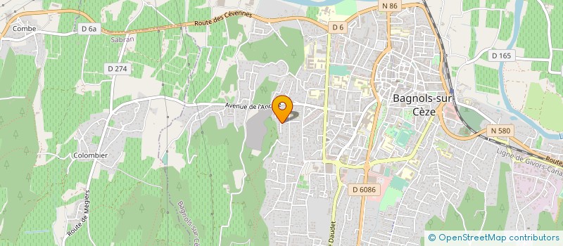 localisation de l'entreprise GARCIA MARINO EQUIPEMENTS INDUSTRIELS  BAGNOLS-SUR-CEZE