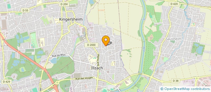 localisation de l'entreprise GARCIA MORAGA  ILLZACH