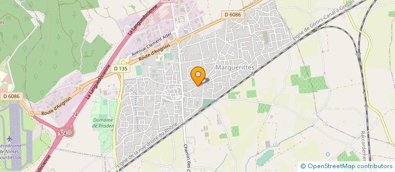 localisation de l'entreprise GARCIA NICOLAS  MARGUERITTES