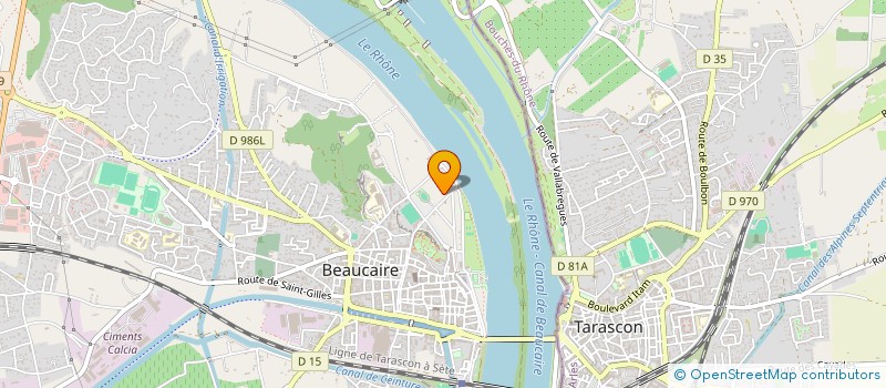 localisation de l'entreprise GARCIA PERE ET FILS  BEAUCAIRE