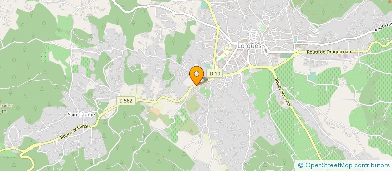localisation de l'entreprise GARCIA PHILIPPE à LORGUES
