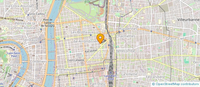 localisation de l'entreprise GARCIA PLOMBERIE SERVICES à LYON