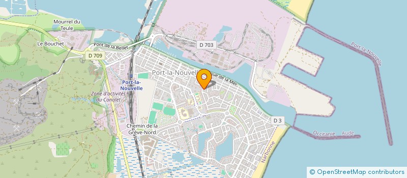 localisation de l'entreprise GARCIA-POUILLOUX-TIAGO  PORT-LA-NOUVELLE