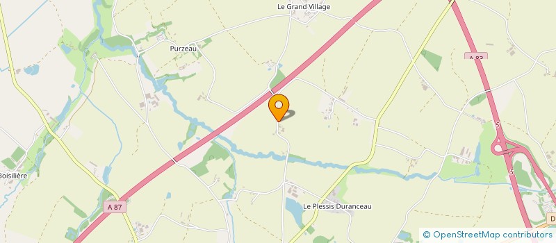 localisation de l'entreprise GARCIA-ROIRAND à ESSARTS-EN-BOCAGE