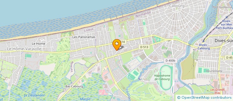 localisation de l'entreprise GARCIA ROQUAIN à CABOURG