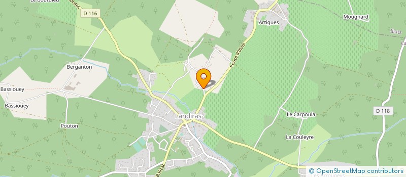 localisation de l'entreprise GARCIA-TARTAS  LANDIRAS