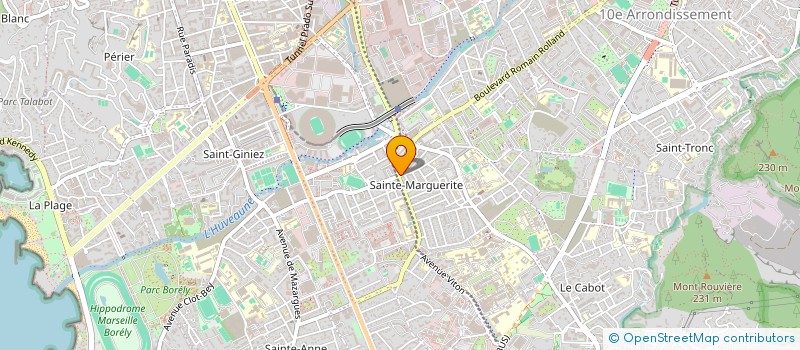 localisation de l'entreprise GARCIA TAXI AUTO à MARSEILLE 9EME