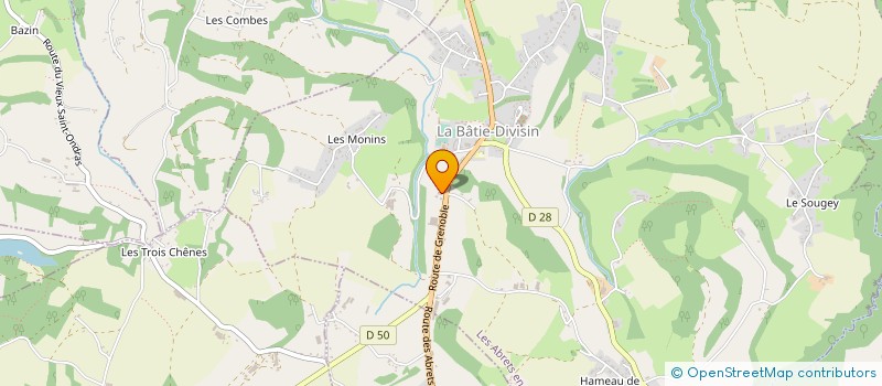 localisation de l'entreprise GARCIA-VAISSE BTP  LES ABRETS-EN-DAUPHINE