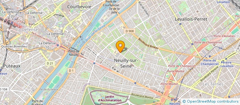 localisation de l'entreprise GARCIER VINCENT ET MARIE à NEUILLY-SUR-SEINE
