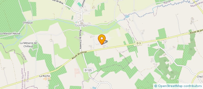 localisation de l'entreprise GARCIN à GUIMPS