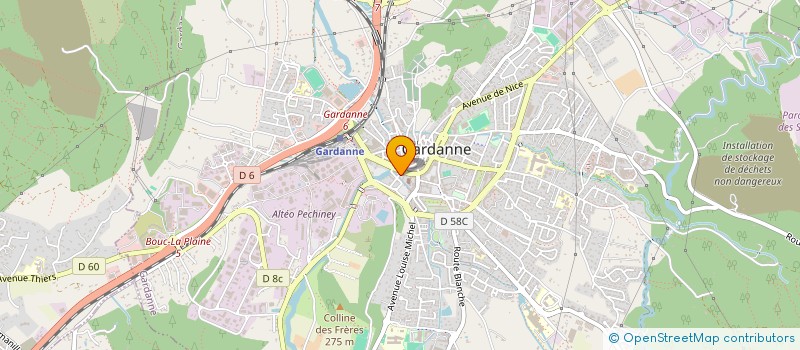 localisation de l'entreprise GARCIN à GARDANNE