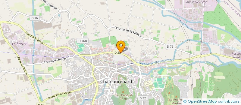 localisation de l'entreprise GARCIN ET ROBERT à CHATEAURENARD