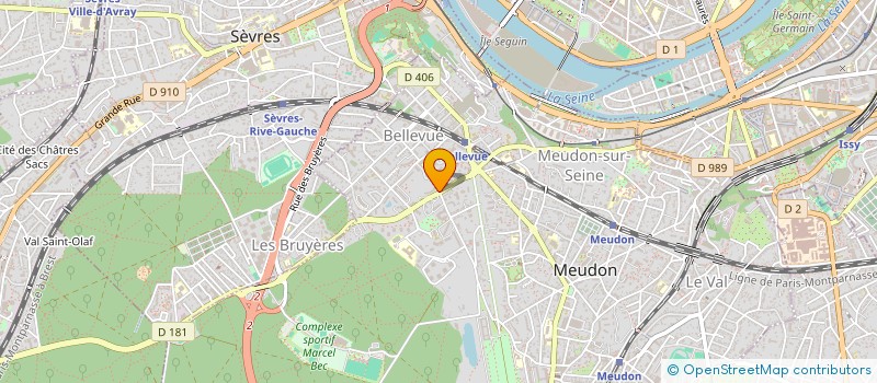 localisation de l'entreprise GARCON DE JARDIN à MEUDON