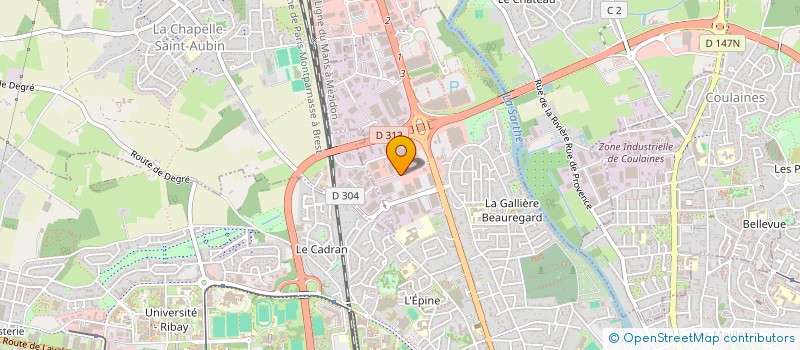 localisation de l'entreprise GARCZYNSKI TRAPLOIR à LE MANS