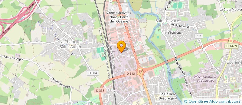 localisation de l'entreprise GARCZYNSKI TRAPLOIR ENERGIE à LE MANS