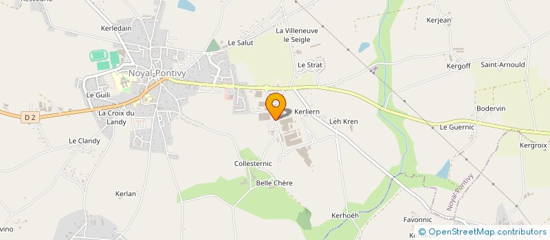 localisation de l'entreprise GARCZYNSKI TRAPLOIR MORBIHAN  NOYAL-PONTIVY